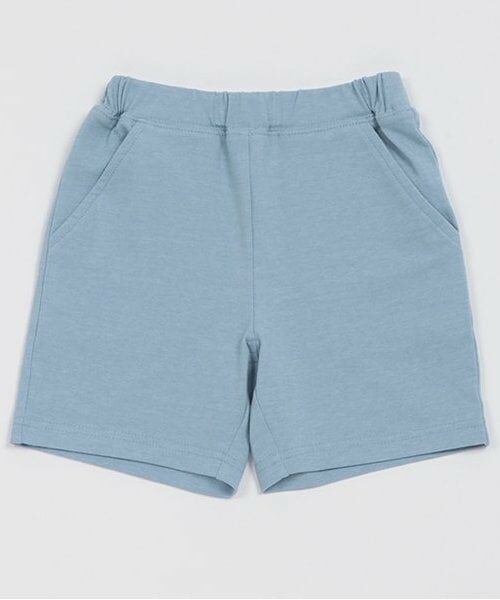 petit main / プティマイン ショート・ハーフ・半端丈パンツ | 【プティプラ】GIRLSカットショーパン（サックス）