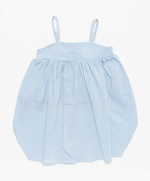 petit main / プティマイン ミニ丈・ひざ丈ワンピース | バルーンワンピース（ライト ブルー）