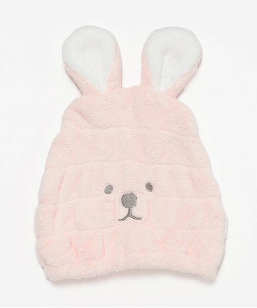 petit main / プティマイン 水着・スイムグッズ | アニマルタオルキャプ（ライト ピンク）