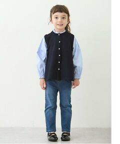 petit main / プティマイン その他パンツ | 【リンク】デニムストレートパンツ(キッズ)