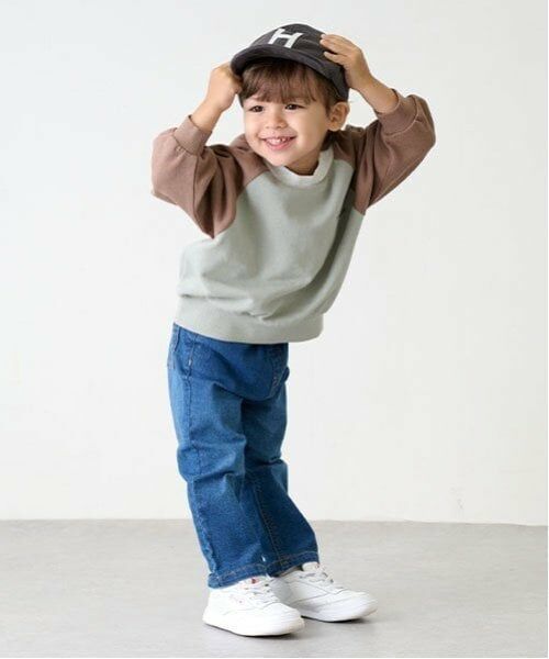 petit main / プティマイン その他パンツ | 【リンク】デニムストレートパンツ(キッズ) | 詳細2