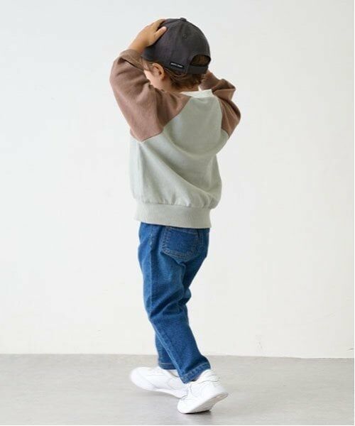 petit main / プティマイン その他パンツ | 【リンク】デニムストレートパンツ(キッズ) | 詳細3