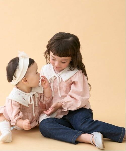 petit main / プティマイン その他パンツ | 【リンク】デニムストレートパンツ(キッズ) | 詳細5