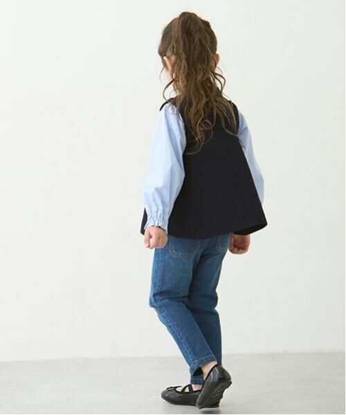 petit main / プティマイン その他パンツ | 【リンク】デニムストレートパンツ(キッズ) | 詳細8