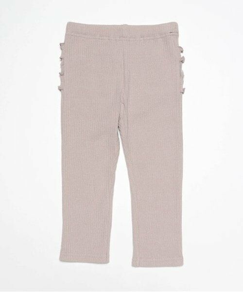 petit main / プティマイン レギンス・スパッツ | バックフリルレギンス（ライト ピンク）