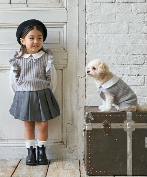 petit main / プティマイン ショート・ハーフ・半端丈パンツ | 【リンク】ダブルウエストプリーツスカパン(キッズ) | 詳細18