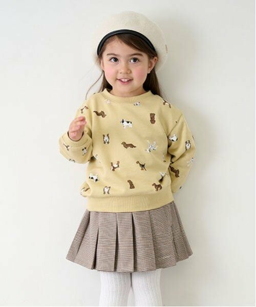 petit main / プティマイン ショート・ハーフ・半端丈パンツ | 【リンク】ダブルウエストプリーツスカパン(キッズ) | 詳細5