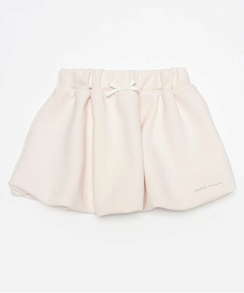 petit main / プティマイン ミニ・ひざ丈スカート | 【防汚加工/リンク】バルーンスカート(キッズサイズ)（ライト ピンク）