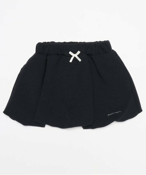petit main / プティマイン ミニ・ひざ丈スカート | 【防汚加工/リンク】バルーンスカート(キッズサイズ)（紺）