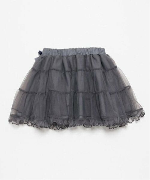 petit main / プティマイン ミニ・ひざ丈スカート | チュールティアードスカート | 詳細7