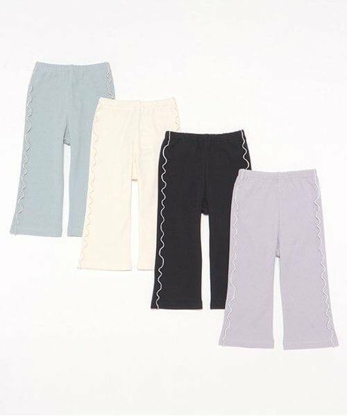 petit main / プティマイン その他パンツ | 【タフコットン】メローフレアパンツ | 詳細6