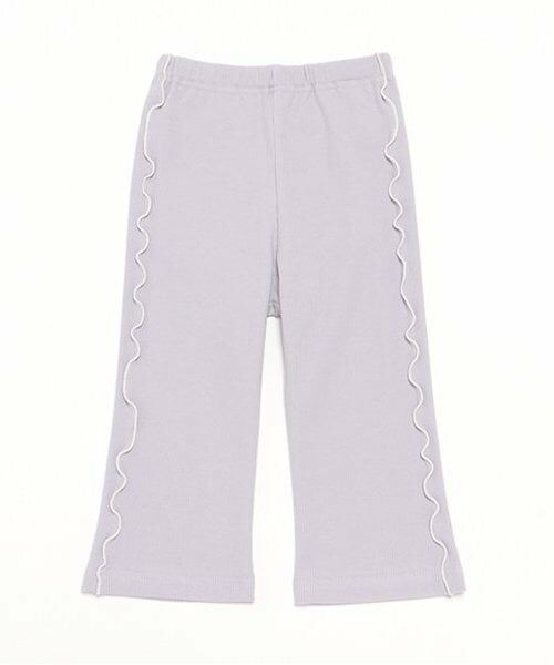 petit main / プティマイン その他パンツ | 【タフコットン】メローフレアパンツ（ラベンダー）