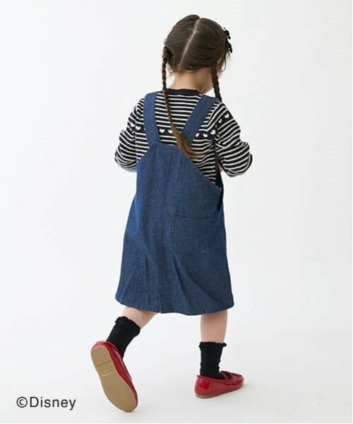 petit main / プティマイン ミニ丈・ひざ丈ワンピース | 【Disney】耳つきジャンスカ(キッズサイズ) | 詳細2