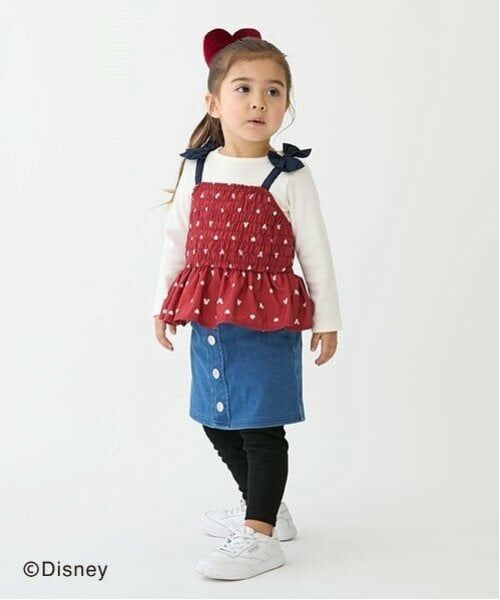 petit main / プティマイン ショート・ハーフ・半端丈パンツ | 【Disney】アップリケレギつきスカート | 詳細14