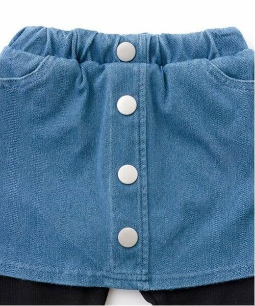 petit main / プティマイン ショート・ハーフ・半端丈パンツ | 【Disney】アップリケレギつきスカート | 詳細4