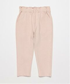 petit main / プティマイン その他パンツ | 【スマイル/リンク】リボン刺しゅうロングパンツ(キッズサイズ)