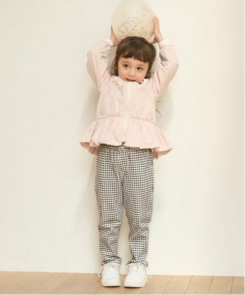 petit main / プティマイン その他パンツ | 【スマイル/リンク】リボン刺しゅうロングパンツ(キッズサイズ)（マルチ）