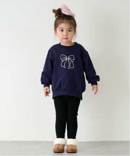 petit main / プティマイン レギンス・スパッツ | 【シアバター】ジャガードレギンス | 詳細3