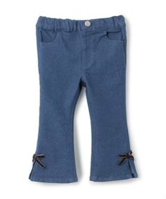 petit main / プティマイン その他パンツ | 【リンク】ストレッチフレアパンツ(キッズ)