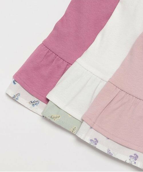 petit main / プティマイン Tシャツ | 【オーガニック】バックフリル長袖T | 詳細11