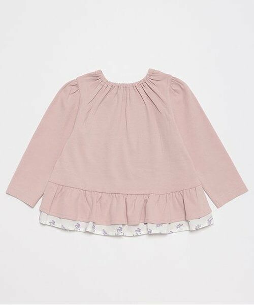 petit main / プティマイン Tシャツ | 【オーガニック】バックフリル長袖T | 詳細2