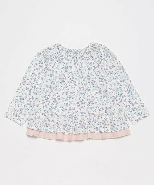 petit main / プティマイン Tシャツ | 【オーガニック】バックフリル長袖T | 詳細3