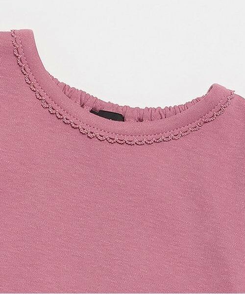 petit main / プティマイン Tシャツ | 【オーガニック】バックフリル長袖T | 詳細6