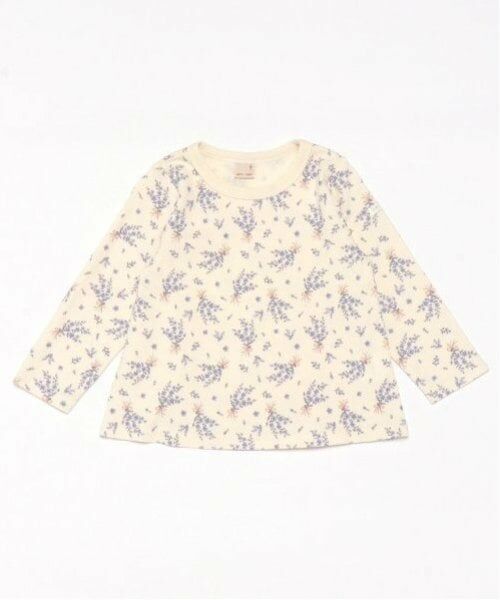 petit main / プティマイン Tシャツ | 【プティプラ】GIRLS長袖T（生成）