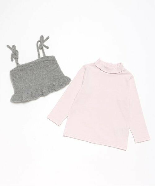 petit main / プティマイン ニット・セーター | 【リンク】キラキラニットビスチェセット(キッズ) | 詳細2