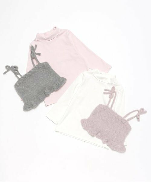 petit main / プティマイン ニット・セーター | 【リンク】キラキラニットビスチェセット(キッズ) | 詳細7