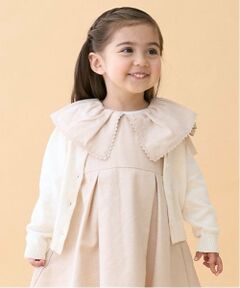 petit main / プティマイン カーディガン・ボレロ | リボンニットカーディガン