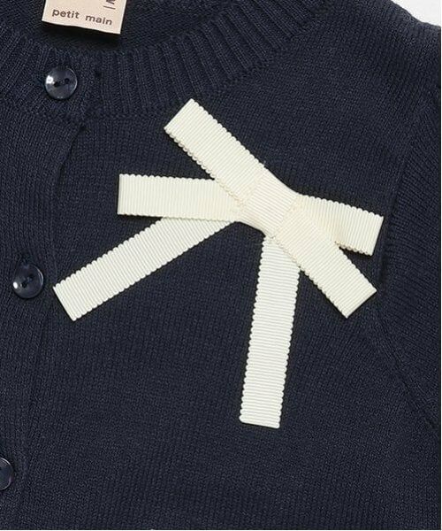 petit main / プティマイン カーディガン・ボレロ | リボンニットカーディガン | 詳細14