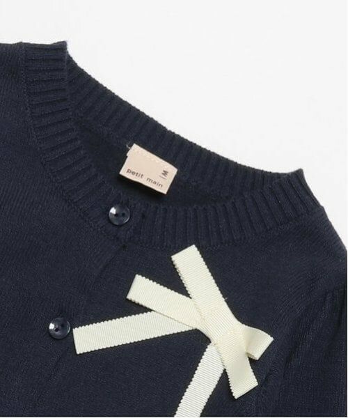 petit main / プティマイン カーディガン・ボレロ | リボンニットカーディガン | 詳細15