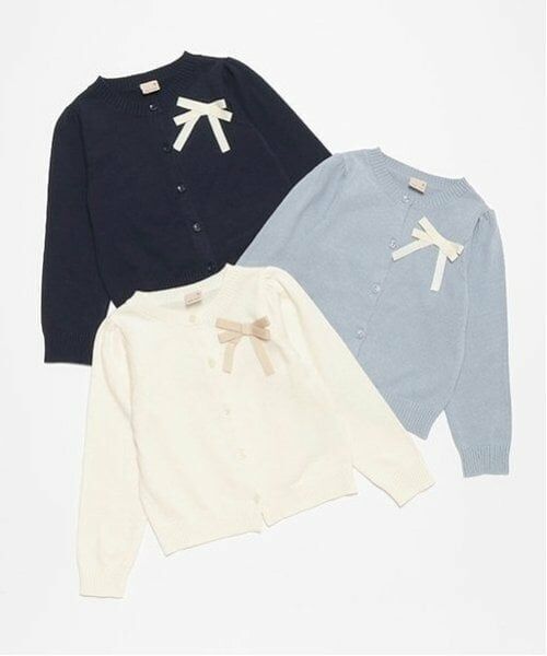 petit main / プティマイン カーディガン・ボレロ | リボンニットカーディガン | 詳細4