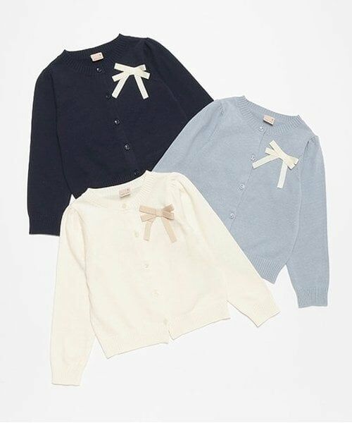 petit main / プティマイン カーディガン・ボレロ | リボンニットカーディガン | 詳細26