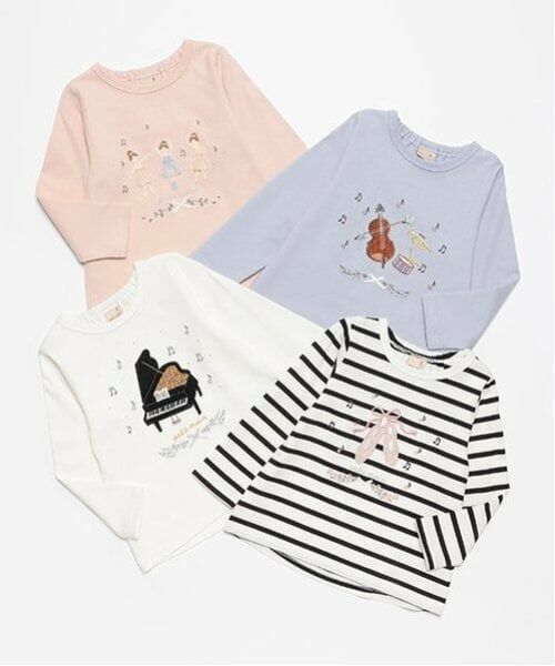 petit main / プティマイン Tシャツ | 【リンク】Lesson長袖Tシャツ(キッズ) | 詳細16
