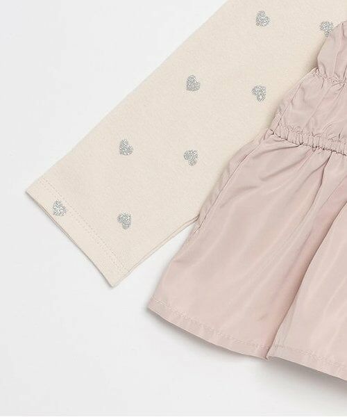 petit main / プティマイン Tシャツ | 【リンク】ビスチェドッキング長T(キッズ) | 詳細3