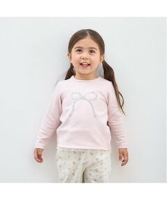 petit main / プティマイン Tシャツ | 【リンク】キラキラモチーフ長T(キッズ)