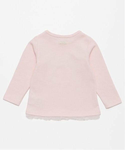 petit main / プティマイン Tシャツ | 【リンク】キラキラモチーフ長T(キッズ) | 詳細2