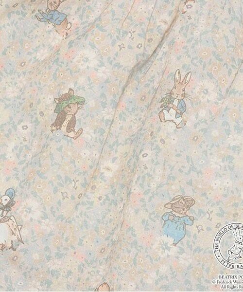 petit main / プティマイン Tシャツ | 【ピーターラビット】花柄ドッキング長T | 詳細6