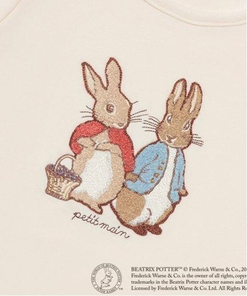 petit main / プティマイン Tシャツ | 【ピーターラビット】グラフィック長T | 詳細4