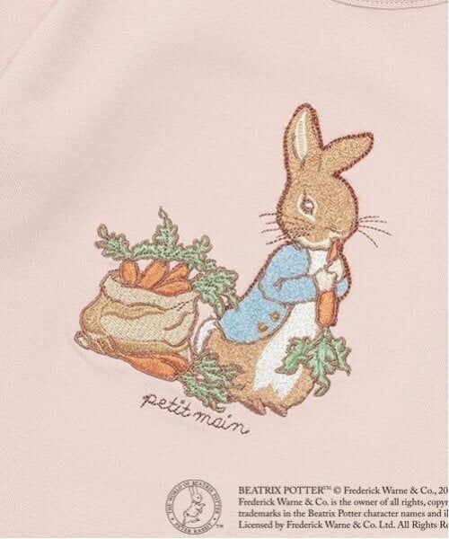 petit main / プティマイン Tシャツ | 【ピーターラビット】グラフィック長T | 詳細6
