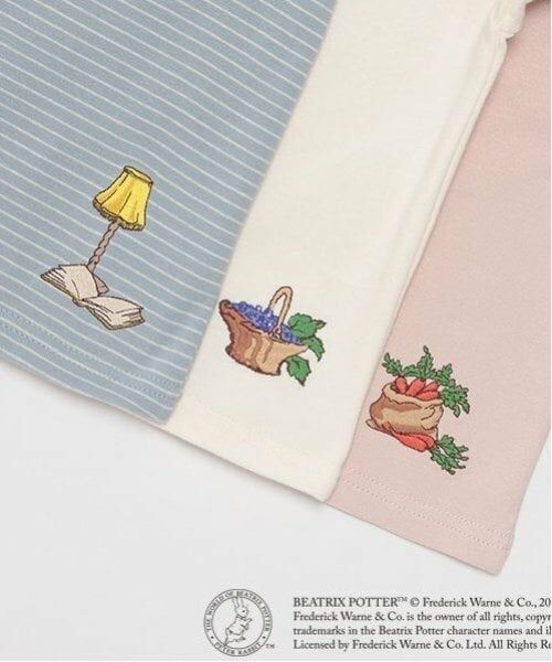 petit main / プティマイン Tシャツ | 【ピーターラビット】グラフィック長T | 詳細9