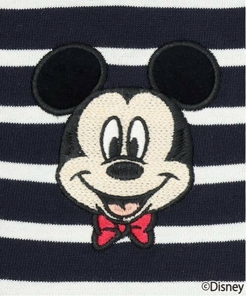 petit main / プティマイン Tシャツ | 【Disney】アップリケボーダー長袖T | 詳細11