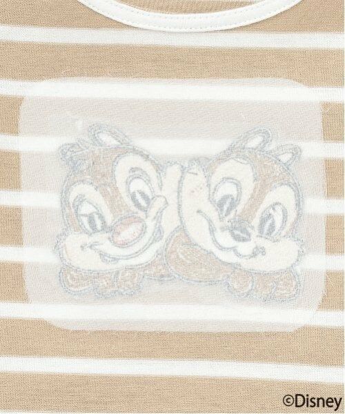 petit main / プティマイン Tシャツ | 【Disney】アップリケボーダー長袖T | 詳細14