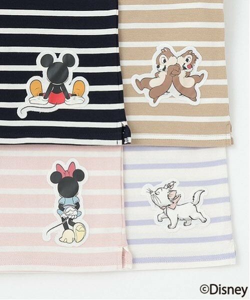 petit main / プティマイン Tシャツ | 【Disney】アップリケボーダー長袖T | 詳細17
