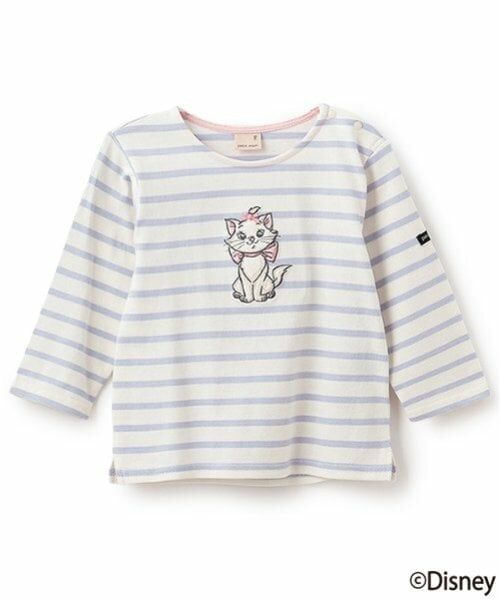 petit main / プティマイン Tシャツ | 【Disney】アップリケボーダー長袖T | 詳細21