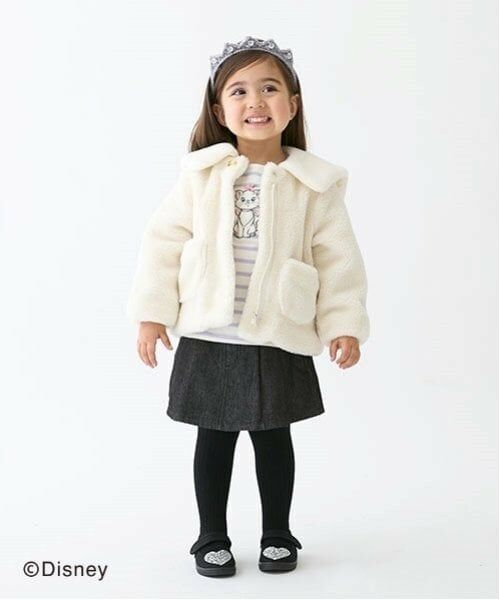 petit main / プティマイン Tシャツ | 【Disney】アップリケボーダー長袖T | 詳細4