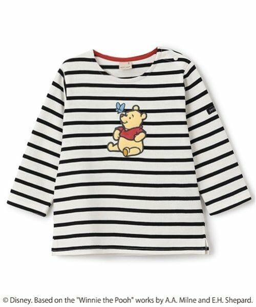 petit main / プティマイン Tシャツ | 【Disney】ｐｏｏｈ/ボーダー長袖Ｔ | 詳細14