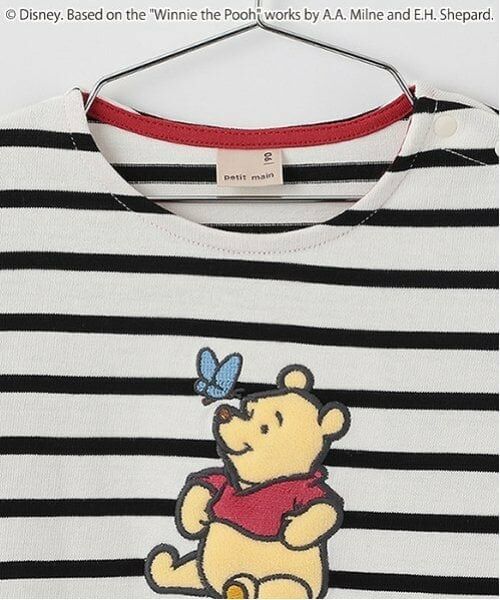 petit main / プティマイン Tシャツ | 【Disney】ｐｏｏｈ/ボーダー長袖Ｔ | 詳細5